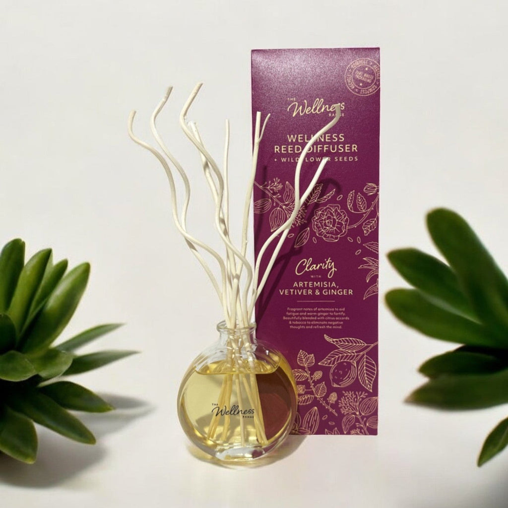 Clarity - Artemisia, Vetiver & Ginger Wellness Reed Diffuser
