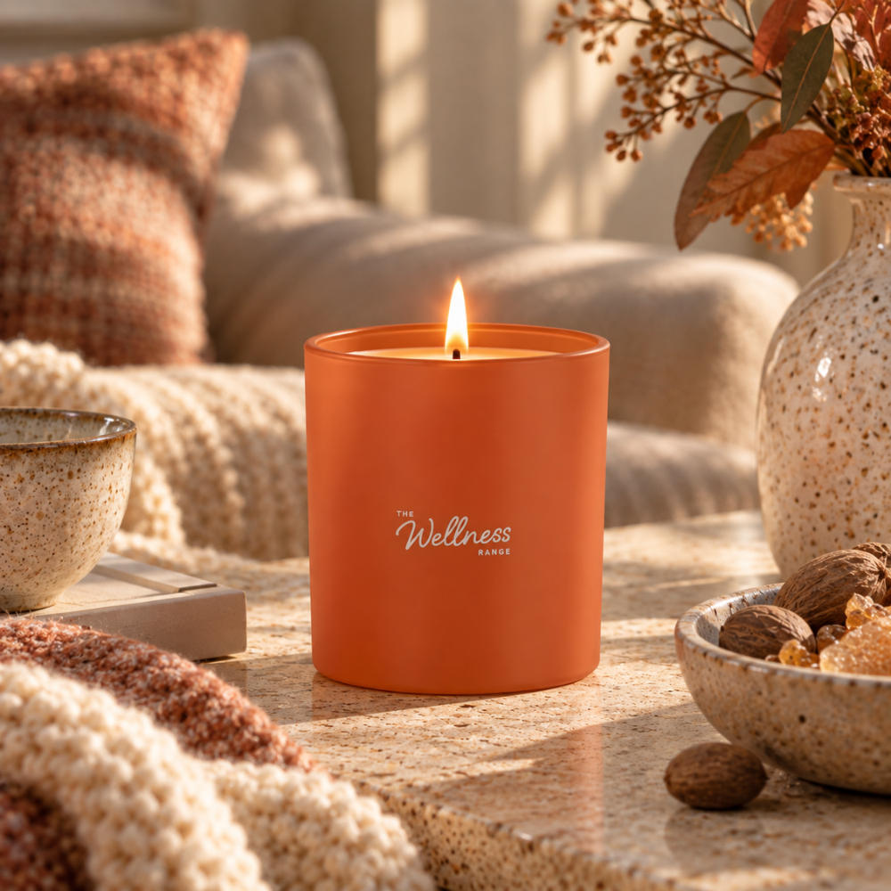 Comfort - Maple, Nutmeg & Myrrh Wellness Glass Candle