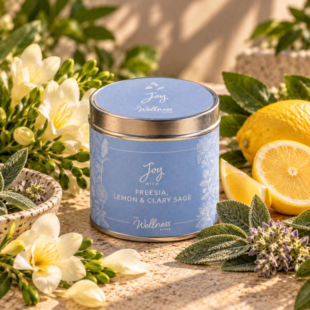Joy - Freesia, Lemon & Clary Sage Wellness Candle
