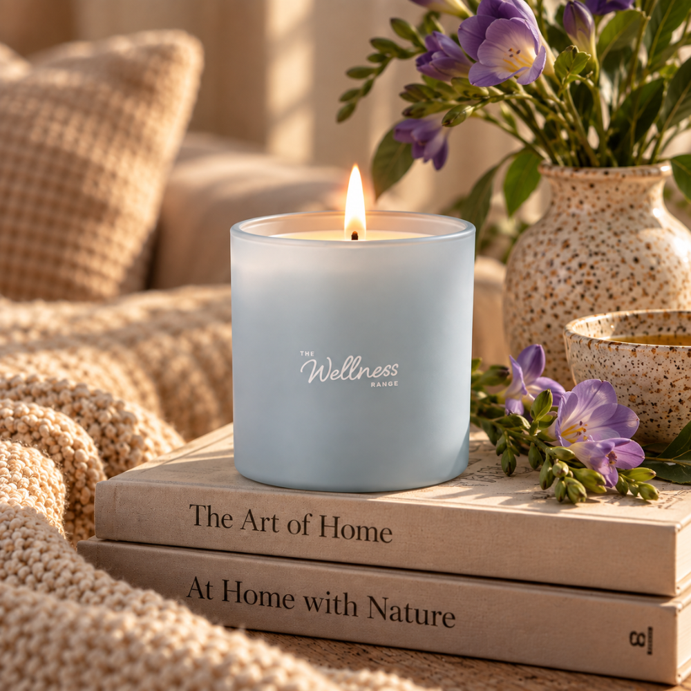 Joy - Freesia, Lemon & Clary Sage Wellness Glass Candle