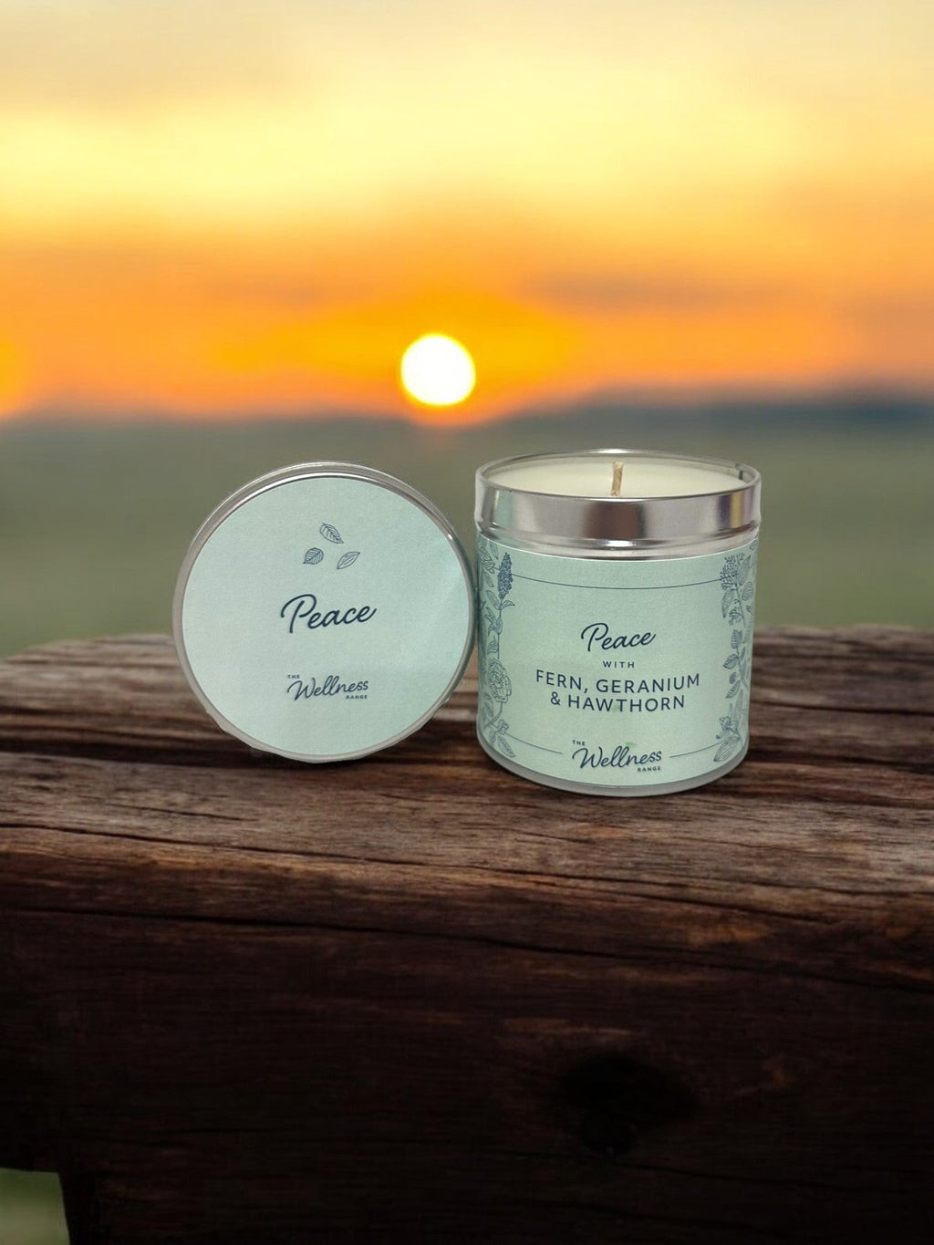Peace -  Fern, Geranium & Hawthorn Wellness Candle