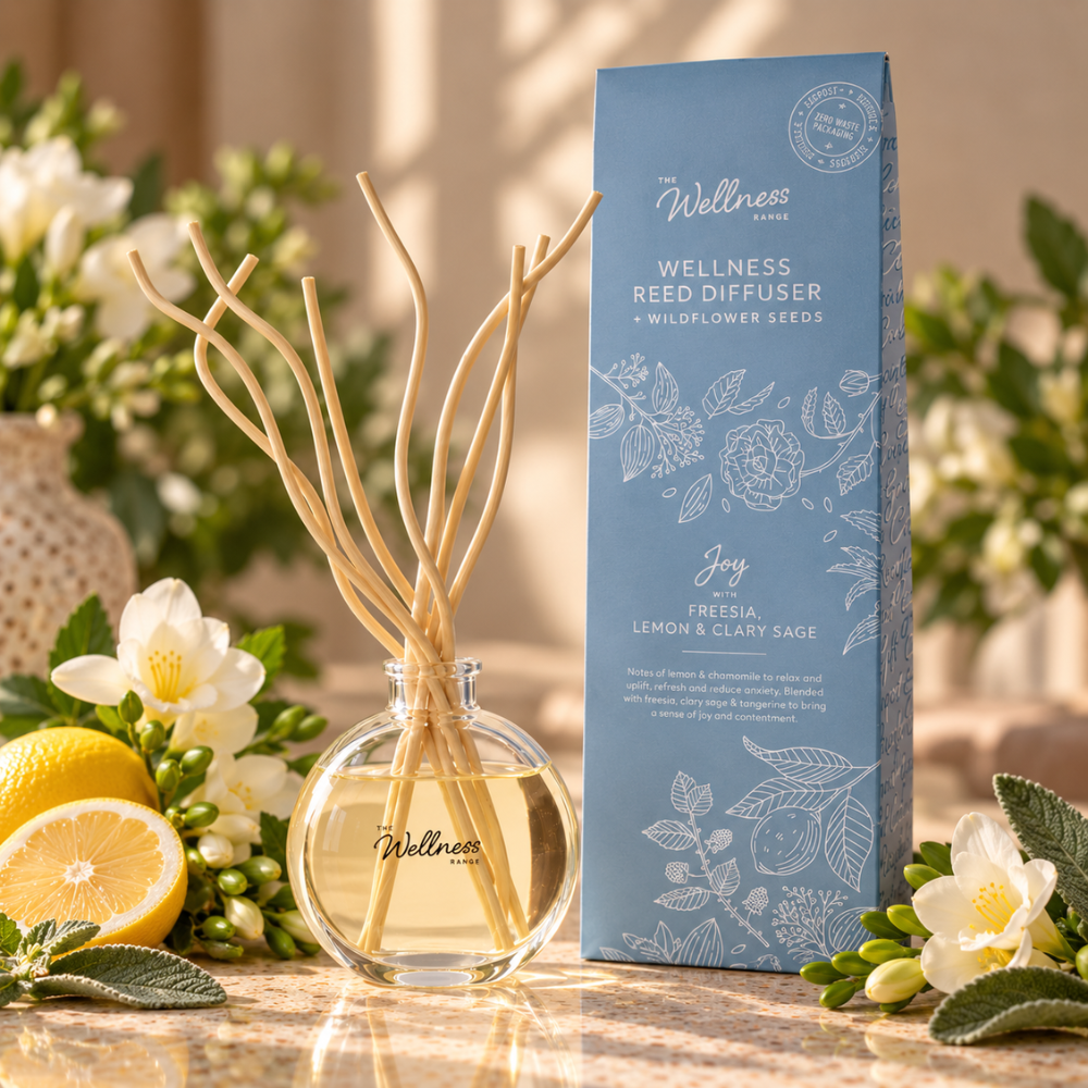 Joy - Freesia, Lemon & Clary Sage Wellness Reed Diffuser
