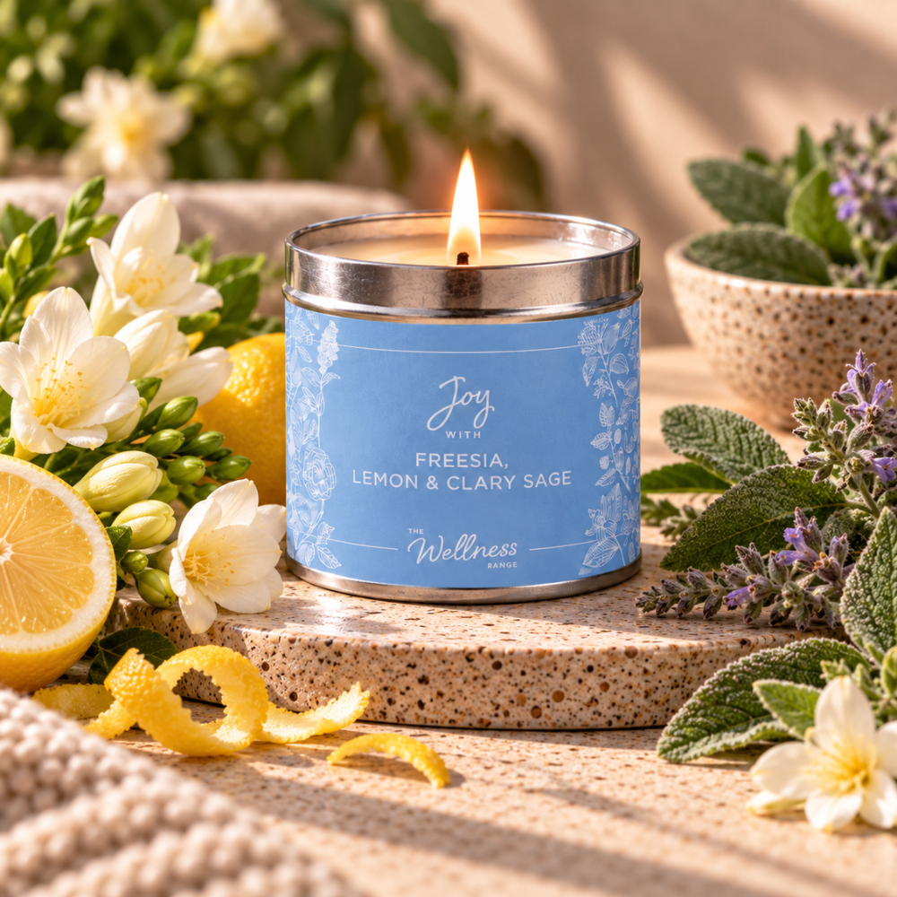 Joy - Freesia, Lemon & Clary Sage Wellness Candle