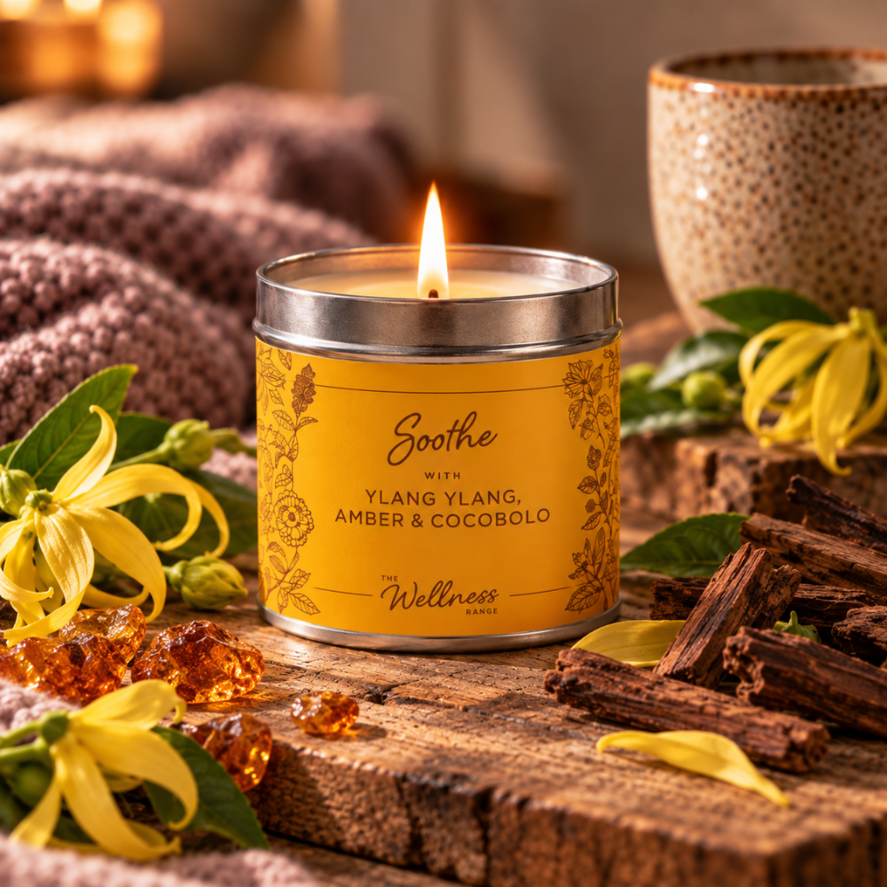 Soothe - Ylang Ylang, Amber & Cocobolo Wellness Candle