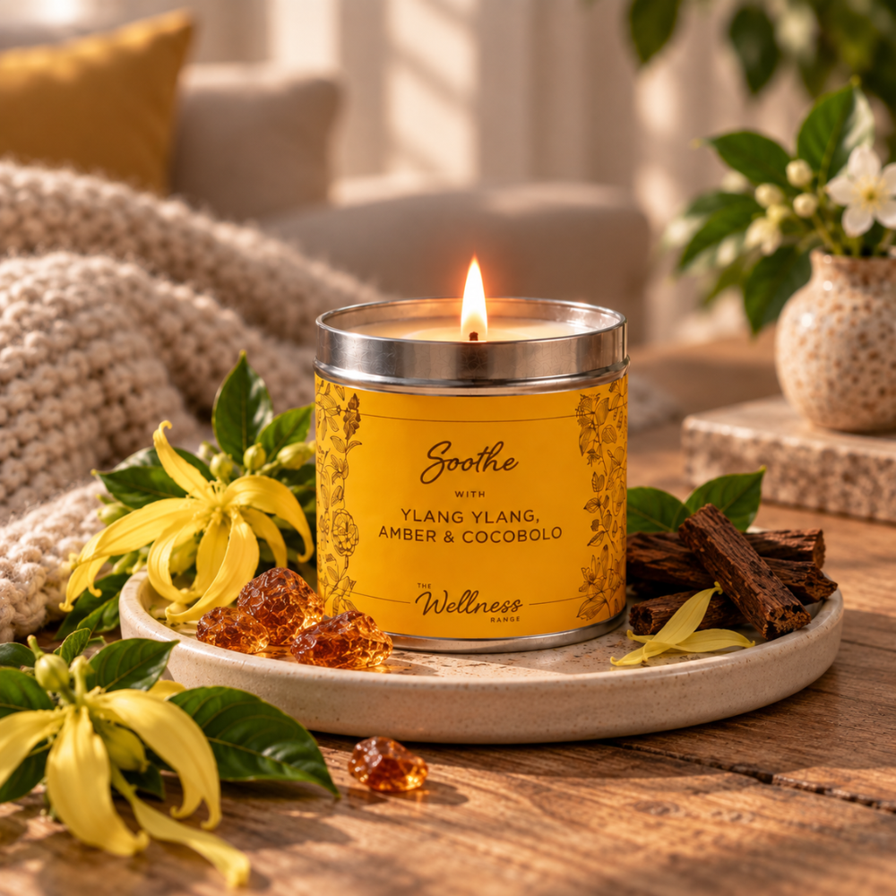 Soothe - Ylang Ylang, Amber & Cocobolo Wellness Candle