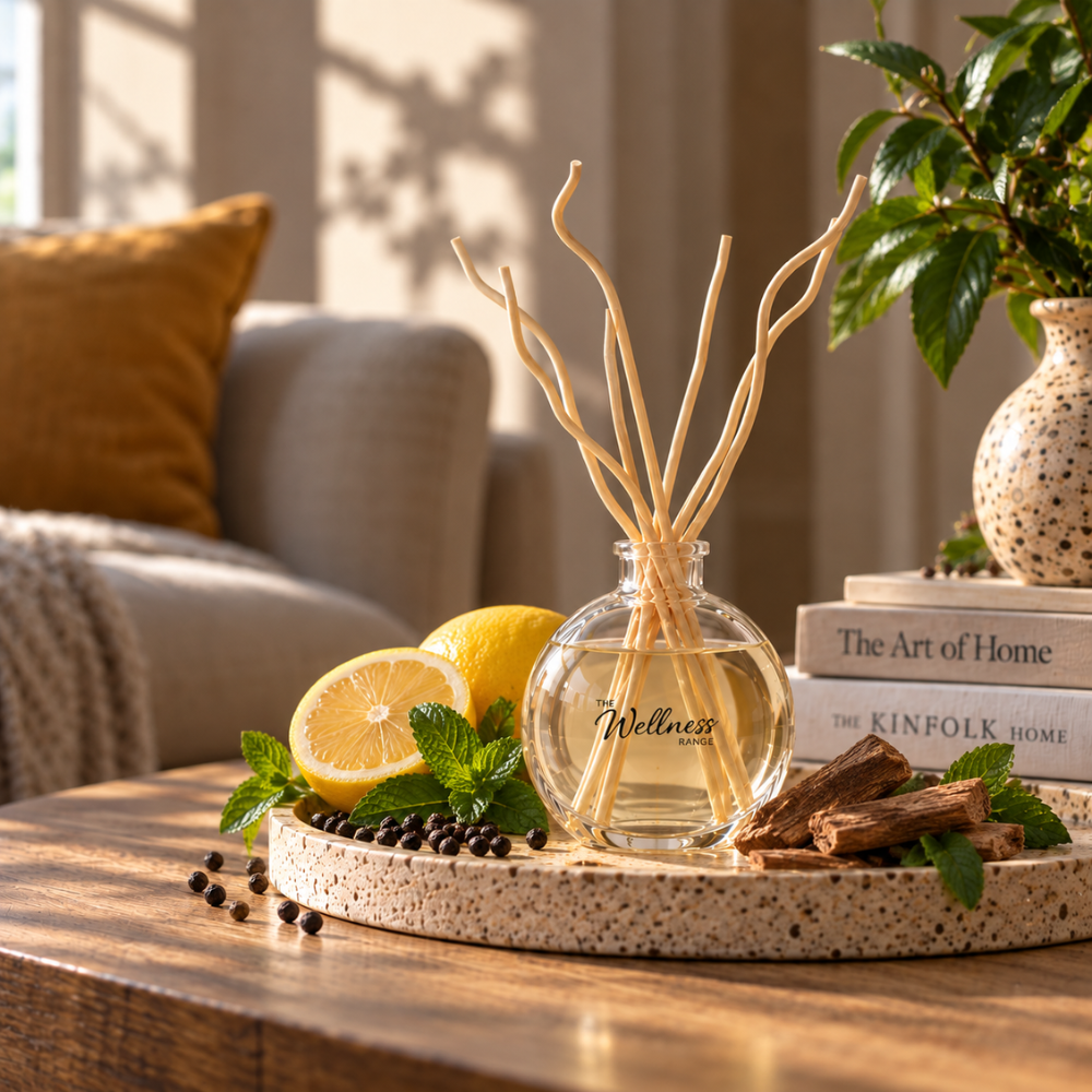 Strength - Sandalwood, Mint & Peppercorn Wellness Reed Diffuser