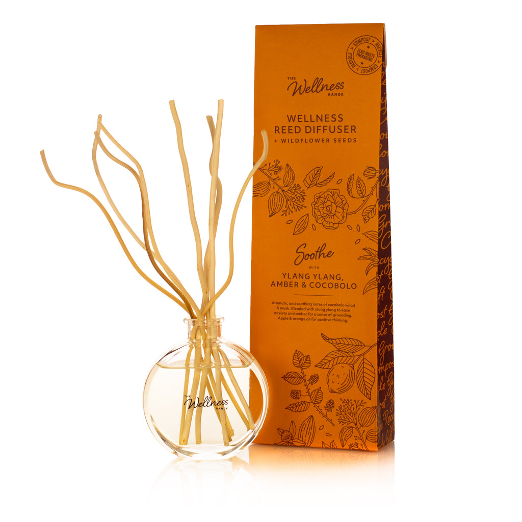 Soothe - Ylang Ylang, Amber & Cocobolo Wellness Reed Diffuser