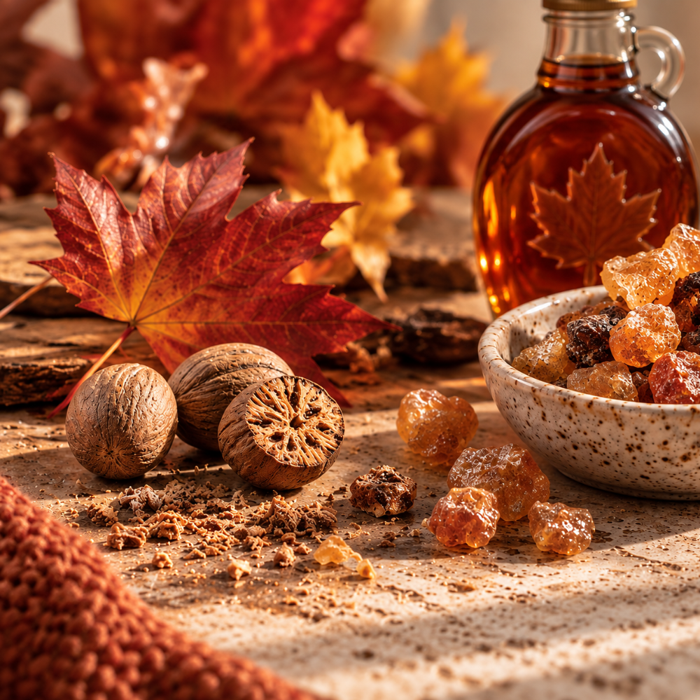 Comfort - Maple, Nutmeg & Myrrh Wellness Glass Candle
