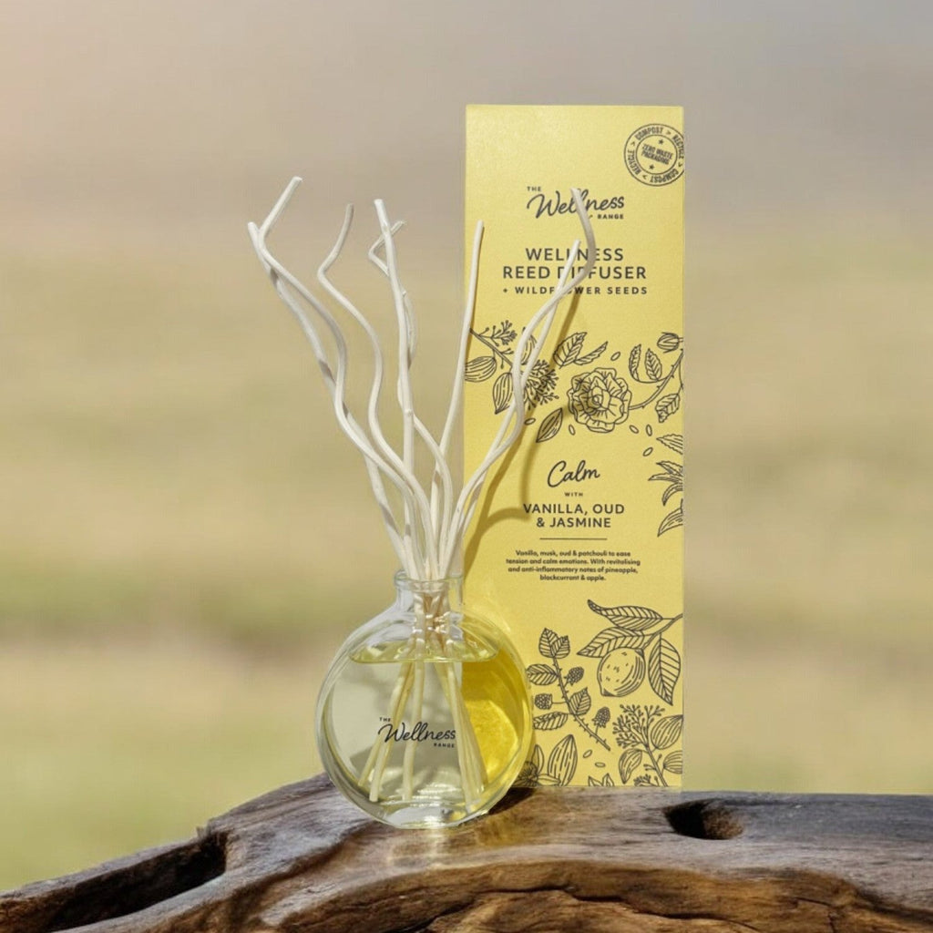 Calm - Vanilla, Oud & Jasmine Wellness Reed Diffuser