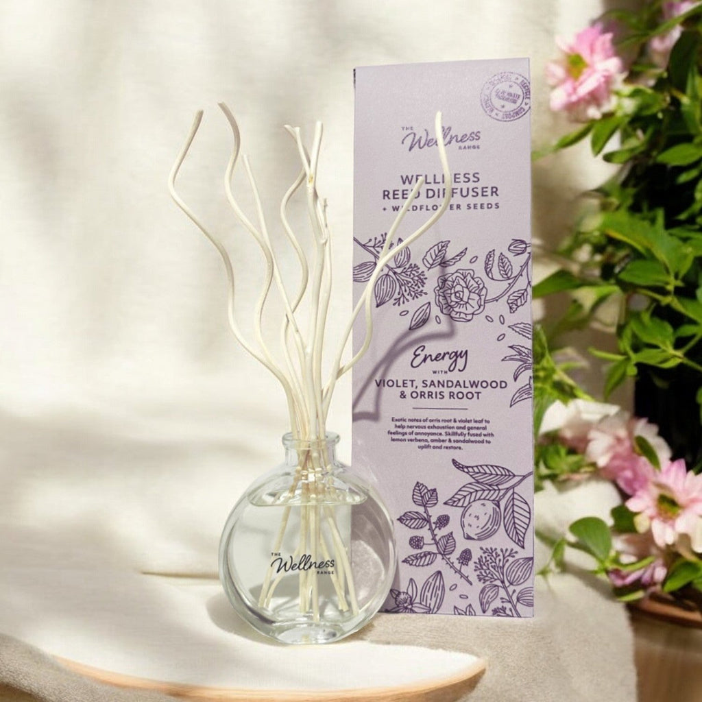 Energy - Violet, Sandalwood & Orris Root Wellness Reed Diffuser