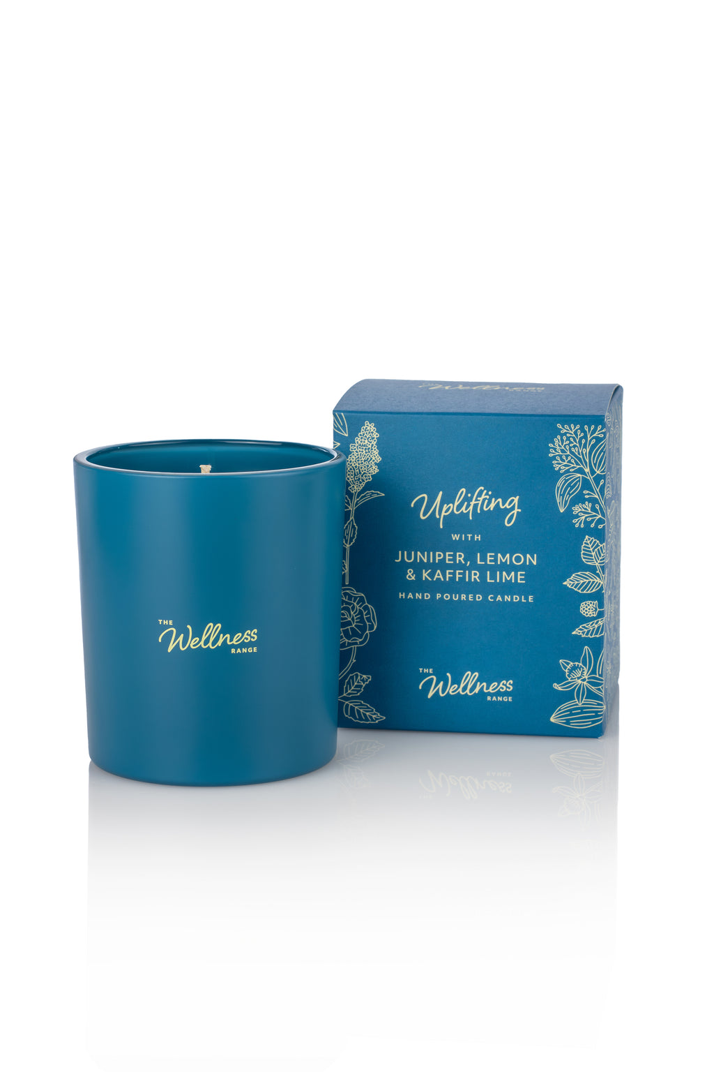 Uplifting - Juniper, Lemon & Kaffir Lime Wellness Glass Candle