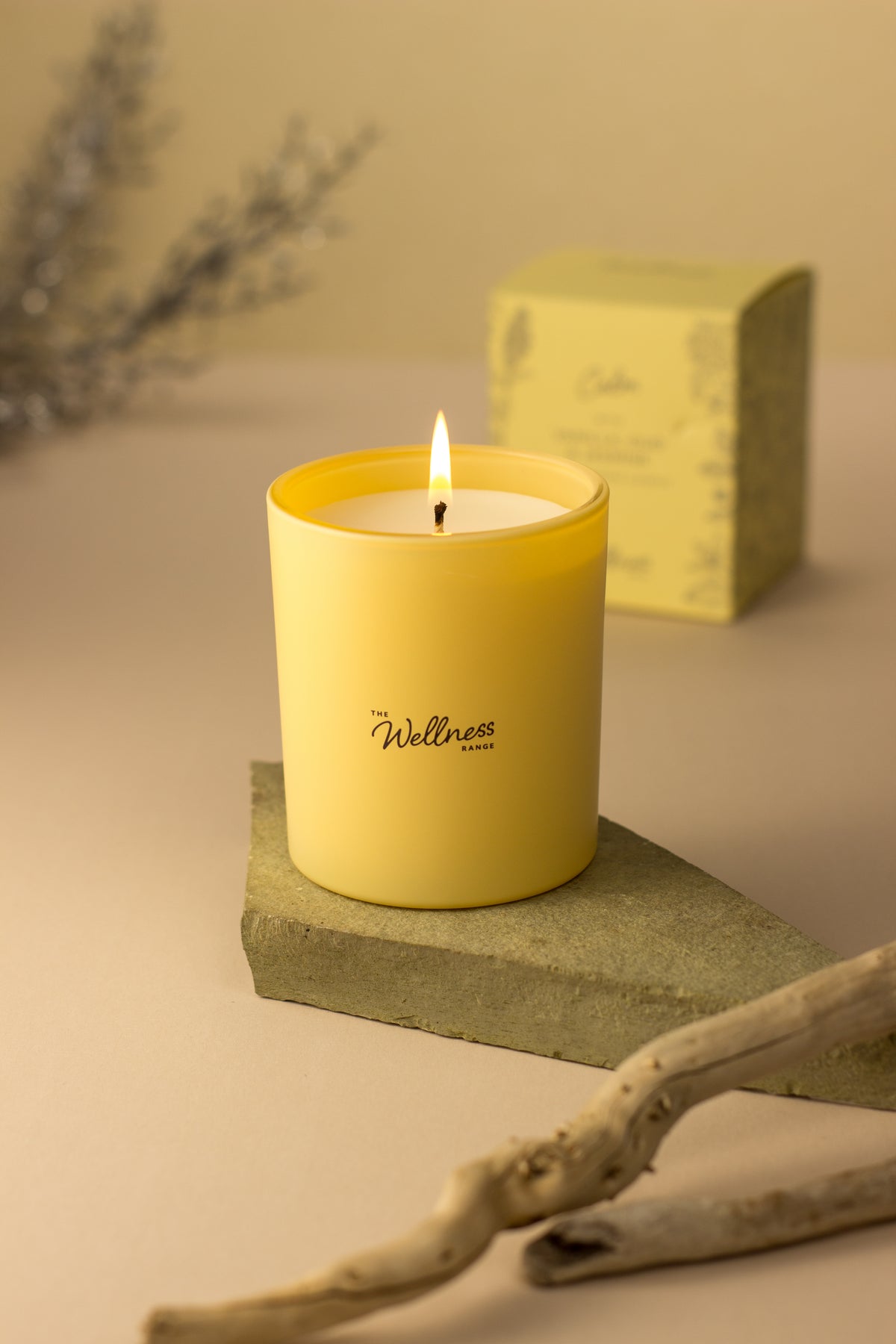 Calm - Vanilla, Oud & Jasmine Wellness Glass Candle
