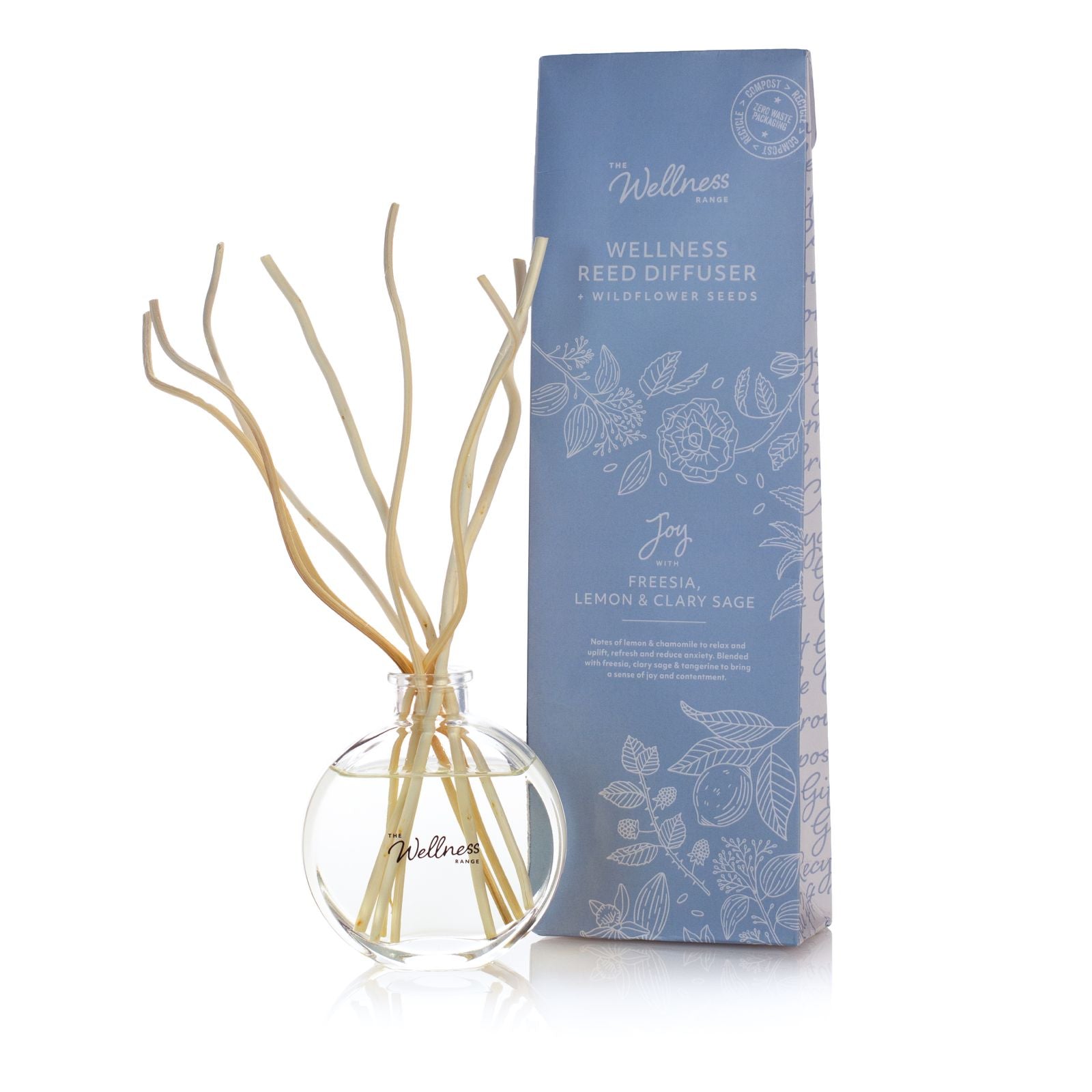 Joy - Freesia, Lemon & Clary Sage Wellness Reed Diffuser